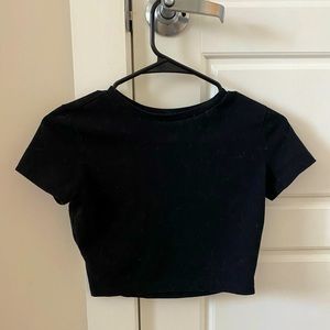Black Crop Top